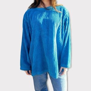 VTG Velour Terry Long Sleeve Top